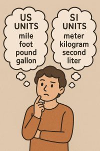 SI units vs US units