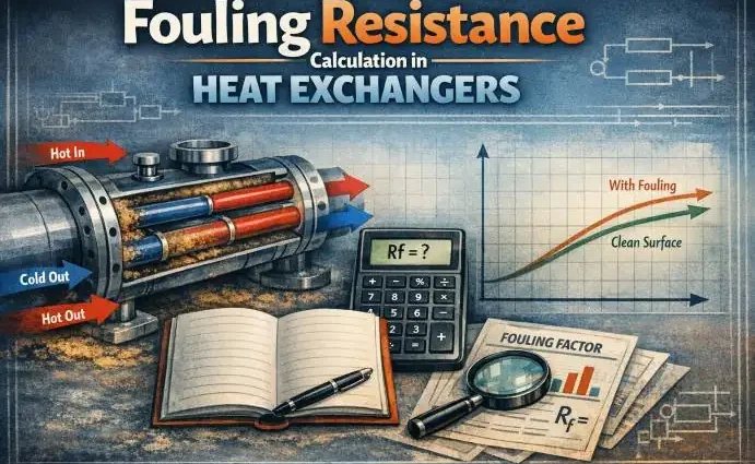 fouling resistance calculation