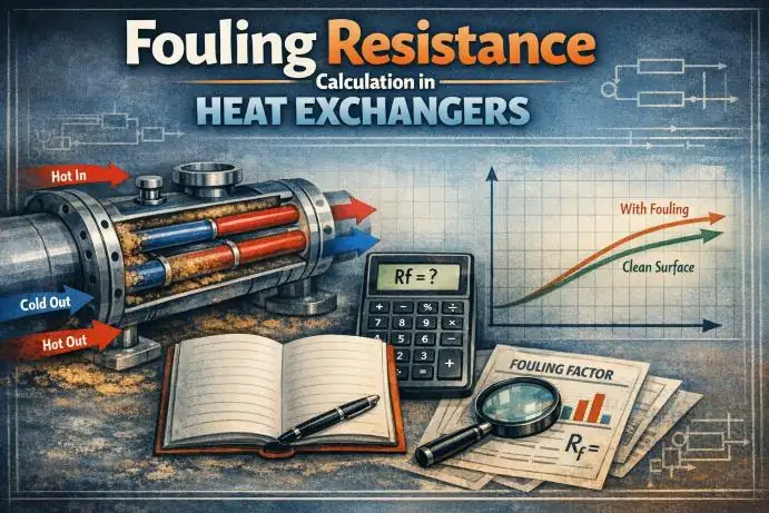 fouling resistance calculation